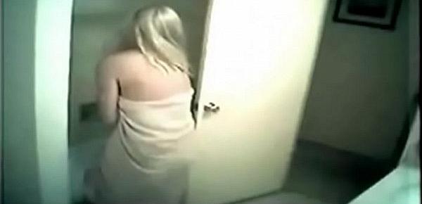  Fleur Gets Caught Getting Ready to Shower on Hidden Camera